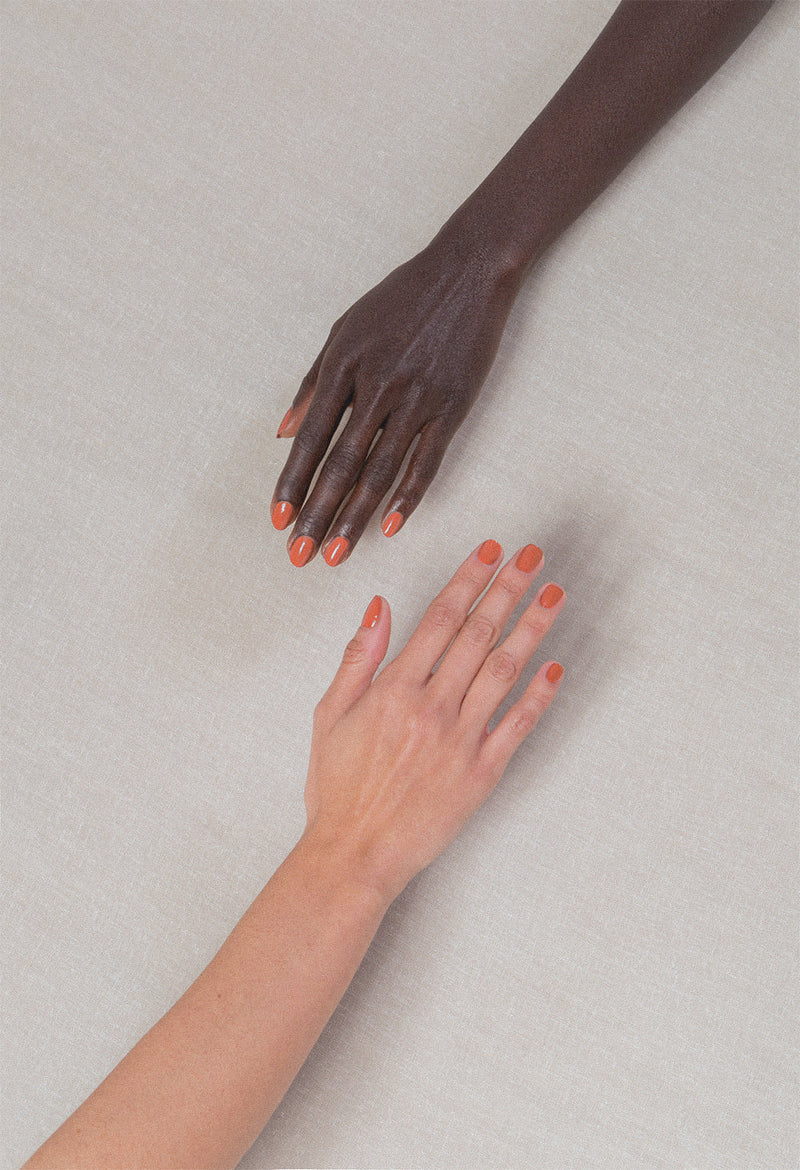 People wearing orange nail polish by J.Hannah