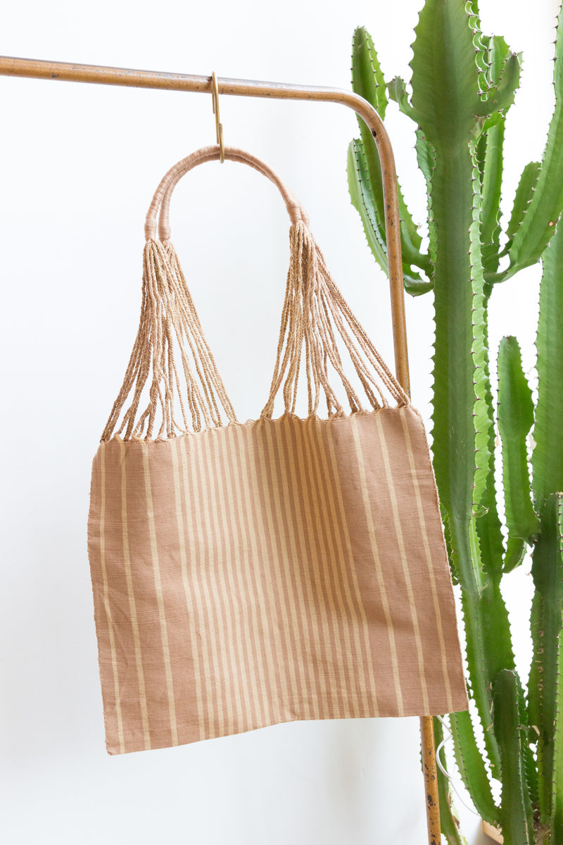 Luz Woven Cotton Tote Bag