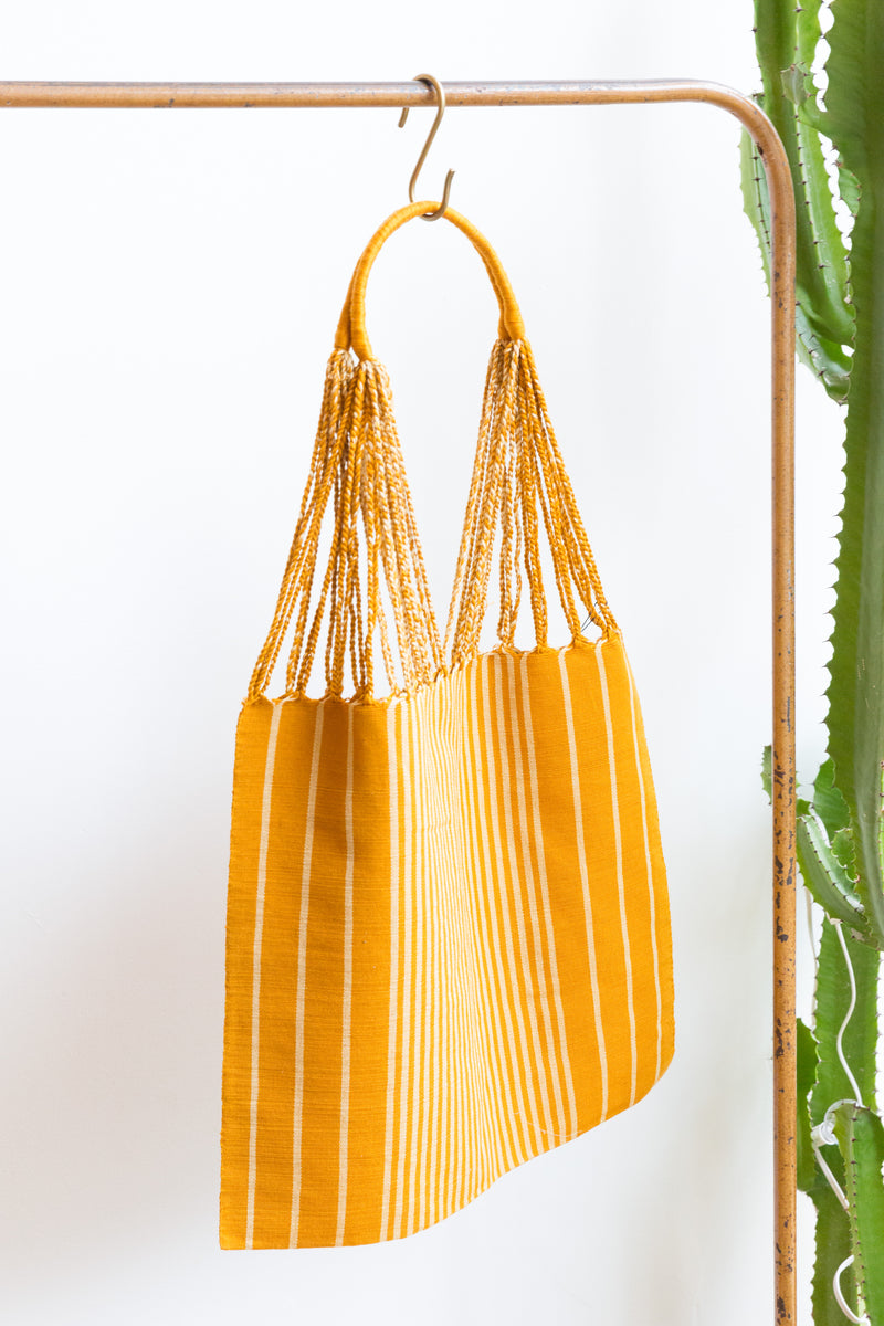 Luz Woven Cotton Tote Bag