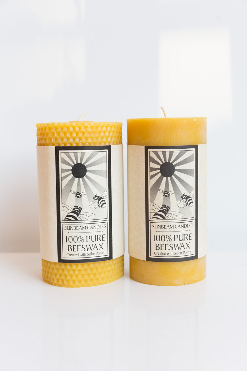 Sunbeam Candle Beeswax Pillar