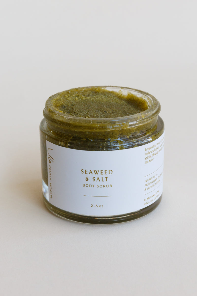 Jar of Ula Seaweed & Salt Body Scrub
