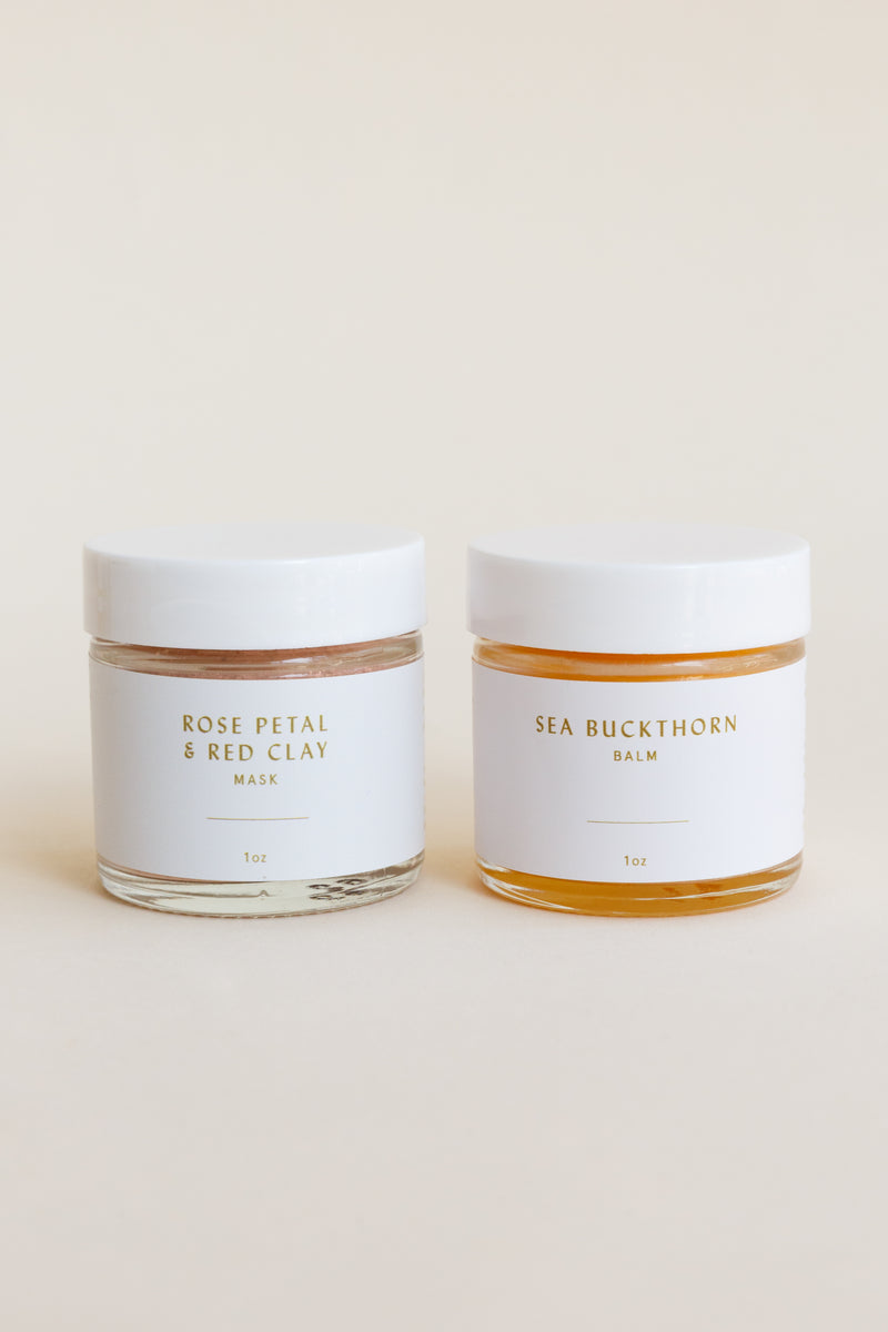 Two jars of Ula Face Mask, a gentle and effective mask, rich in minerals and vitamins it helps to draw out impurities to reveal luminous skin
