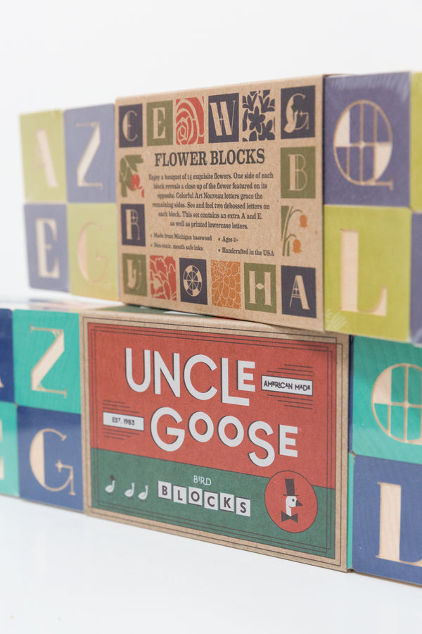Uncle Goose Bird Blocks game for children