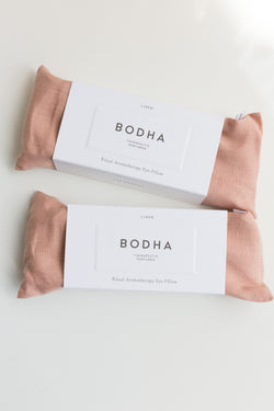 A pink Bodha Ritual Aromatherapy Eye-Pillows