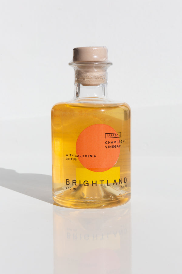 Bottle of Brightland Champagne Vinegar
