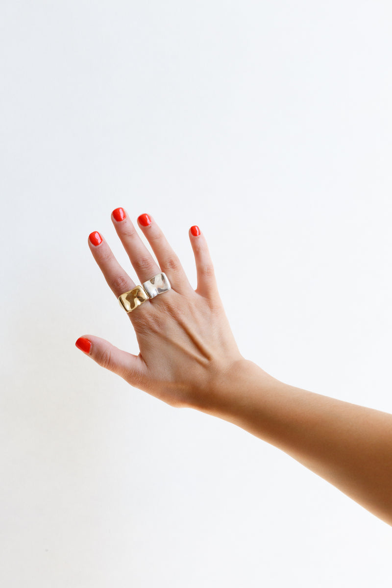 Person wearing Cashmere Cactus Divinity Rings