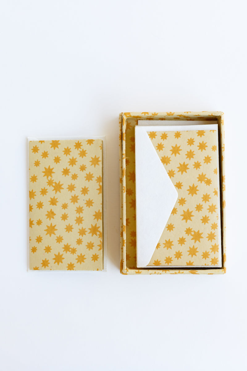 Hataguchi Collective Greeting Card Set in Yellow