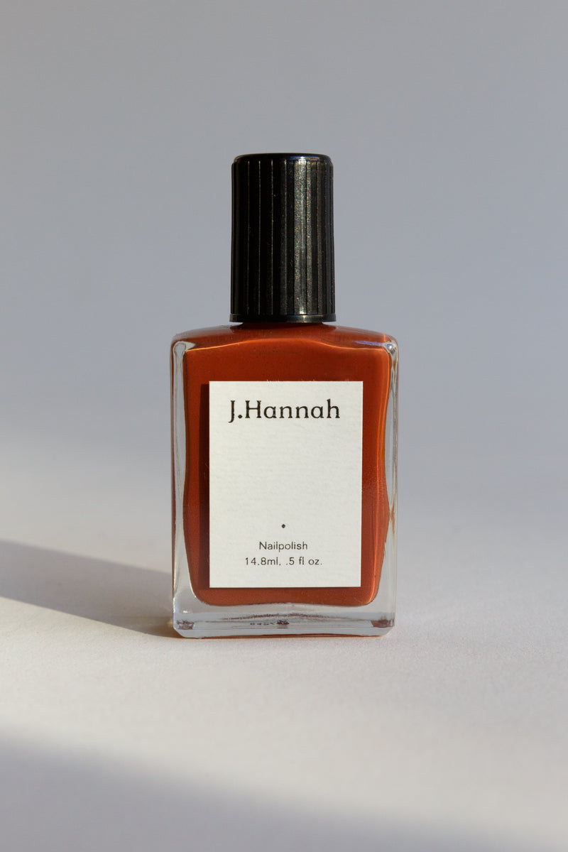 Burnt orange nail polish by JHannah