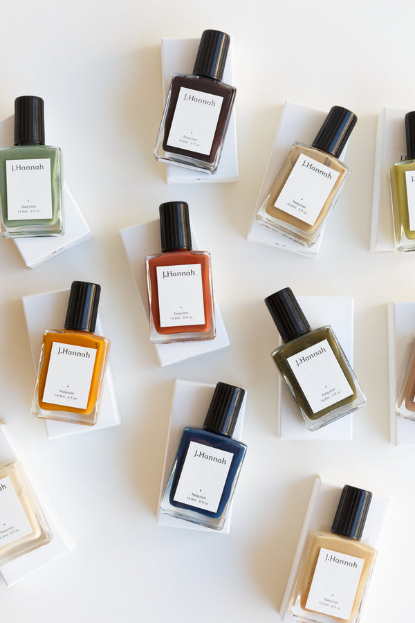 A line of carefully-edited, high quality nail polishes for the color-resistant by JHannah
