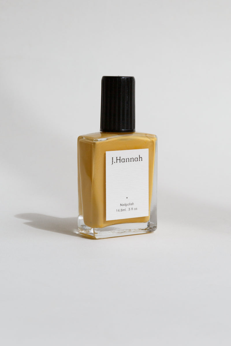 Bottle of yellow J.Hannah nail polish