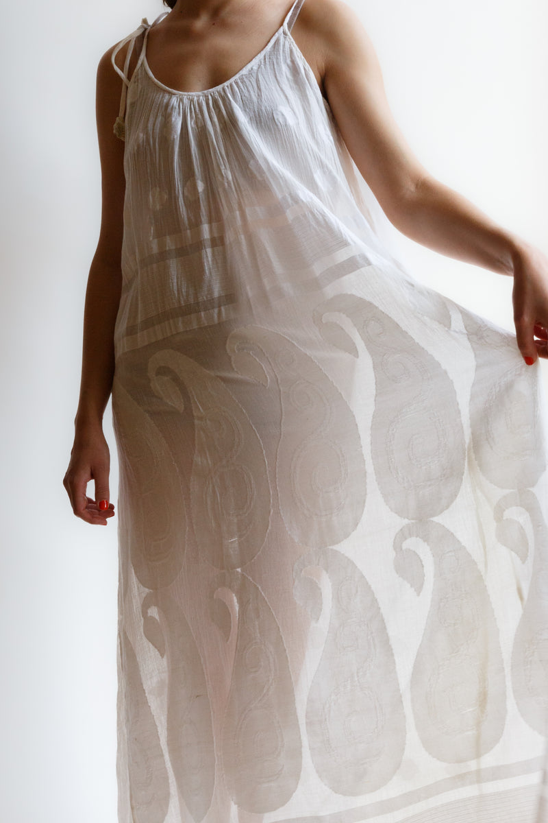Joshi Slip Dress Mango Jamdani