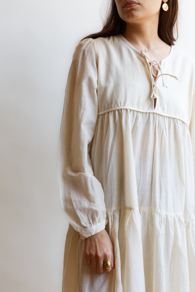 Joshi Vintage Dress Cotton Silk
