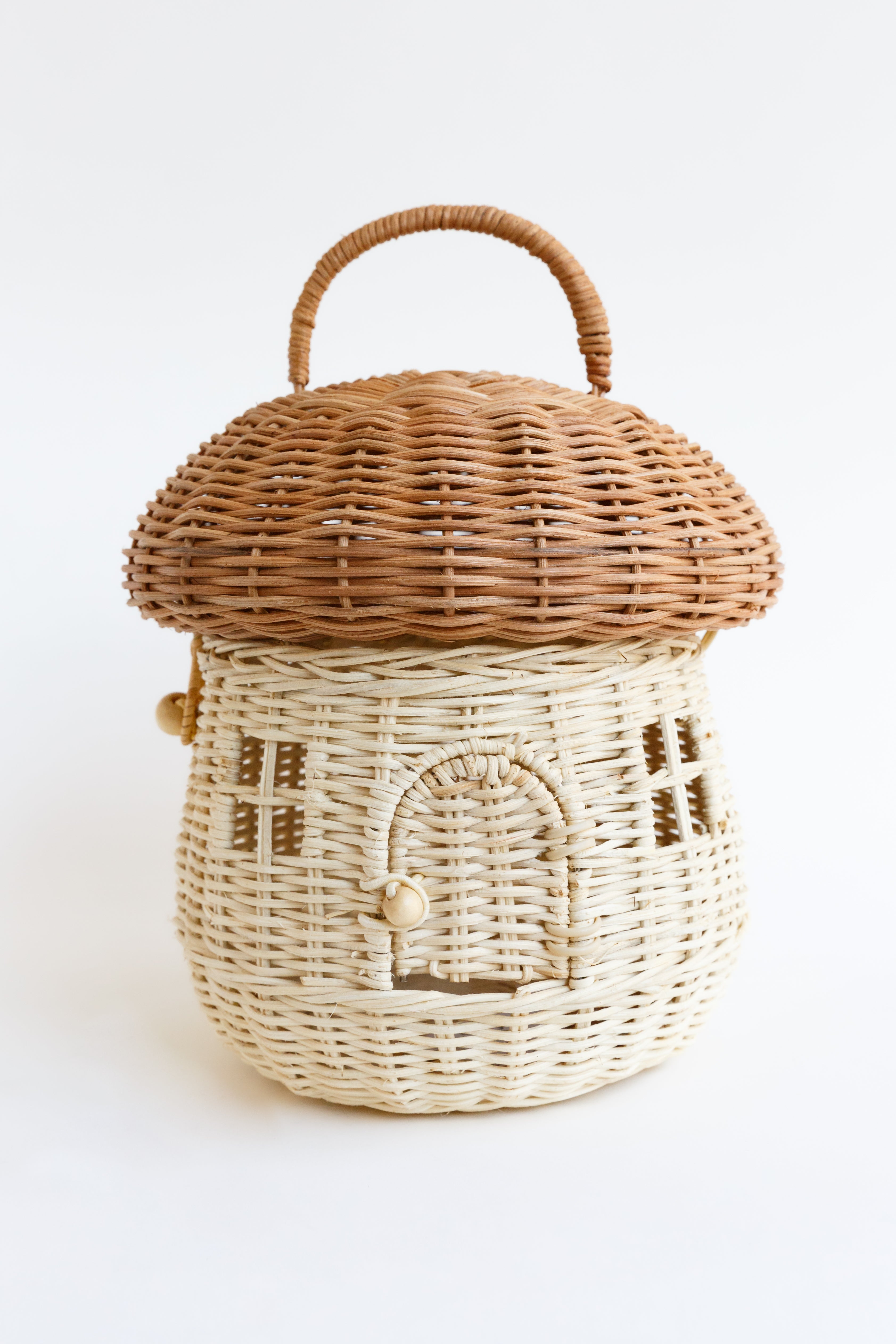 Olli Ella Mushroom Basket Moon and Arrow