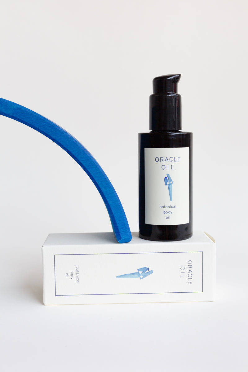 Oracle Botanical Body Oil blends antioxidant-rich elements from the Grecian mountains and Aegean Sea