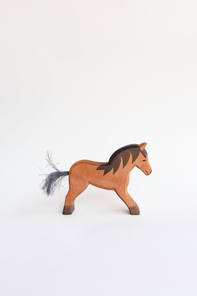 An Ostheimer cold blooded horse figure children's toy hand-crafted in Germany