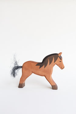 An Ostheimer cold blooded horse figure children's toy hand-crafted in Germany