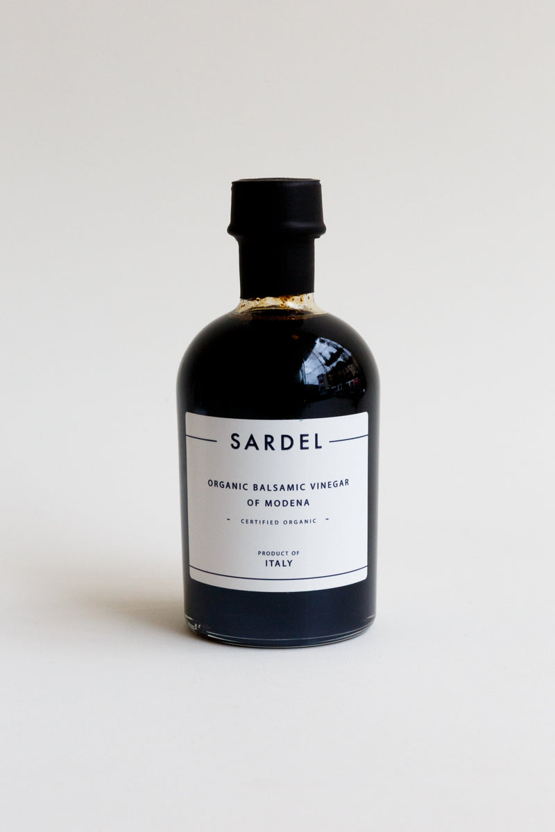 Bottle of Sardel Organic Balsamic Vinegar