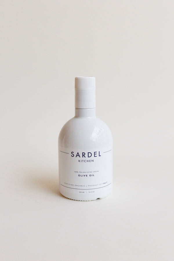Bottle of Sardel Olive Oil