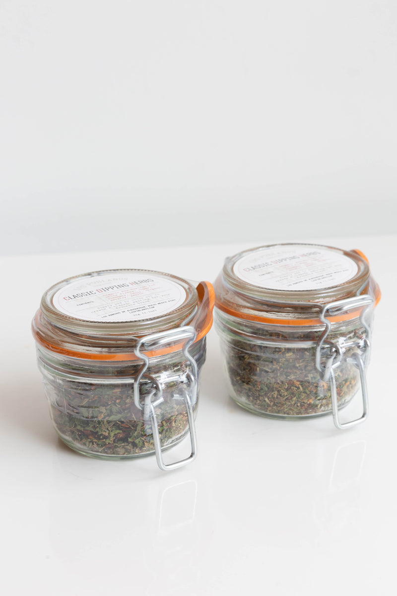 Los Poblanos Classic Dipping Herbs in Le Parfait Jar