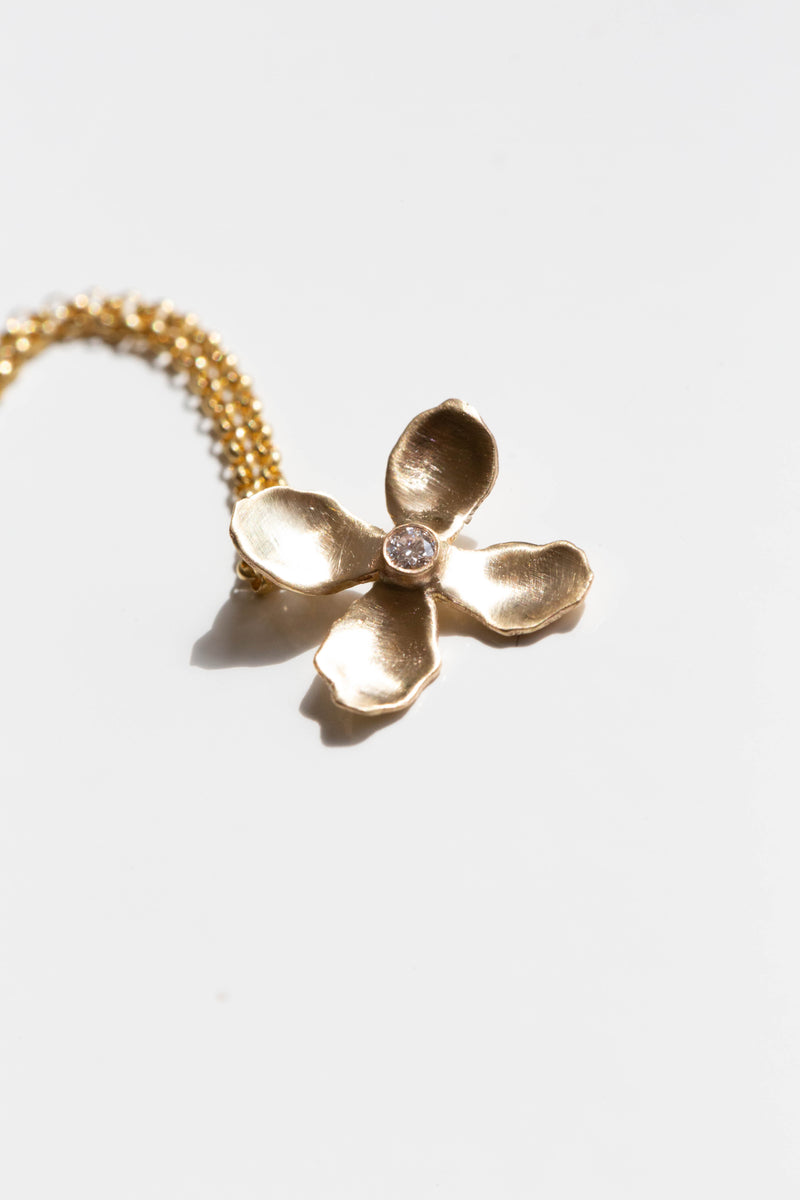 Halcyon Hydrangea Necklace handcrafted in New Mexico