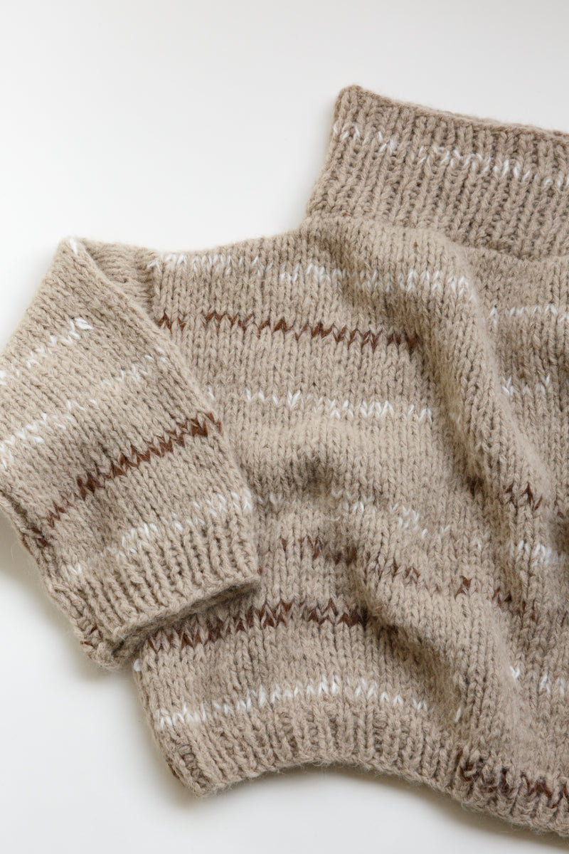 This oversized sweater is handcrafted in South American by Ursa Textiles and is made from the highest quality natural fibers sourced locally in Patagonia and The Andes
